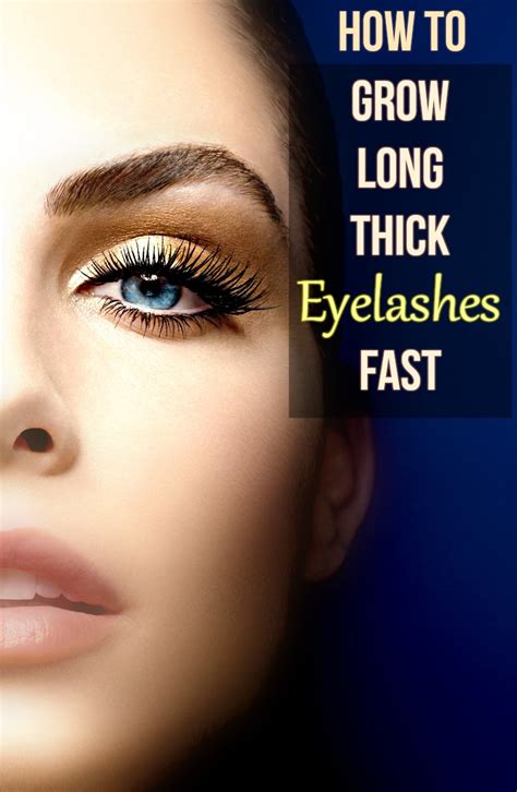 HOW TO GROW LONG THICK EYELASHES FAST - Healthamania