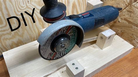 DIY Angle Grinder Stand YouTube