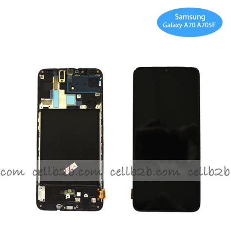 Pantalla Samsung Galaxy A70 A705F Negra OLED Con Marco Completa CELLB2B