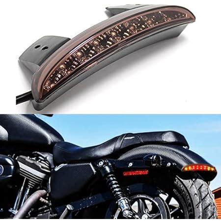 Jmtbno Motorrad Mini Led R Cklicht E Gepr Ft Shorty Leds Rot