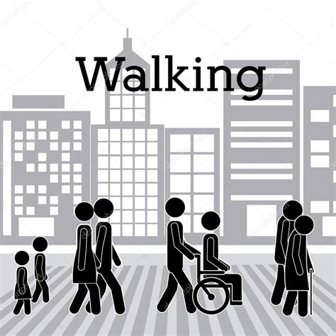 Walking design Stock Vector Image by ©grgroupstock #72679849