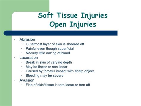 25soft Tissue Injuries