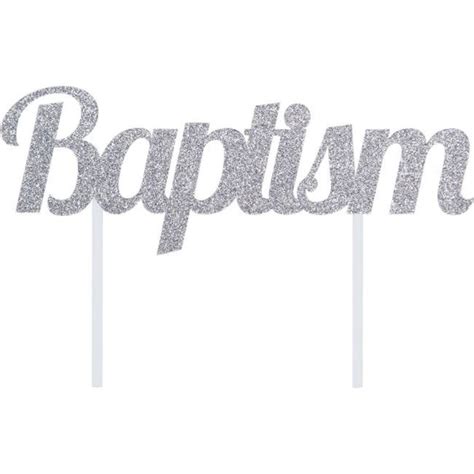 Silver Baptism Cake Topper – The Catholic Gift Store