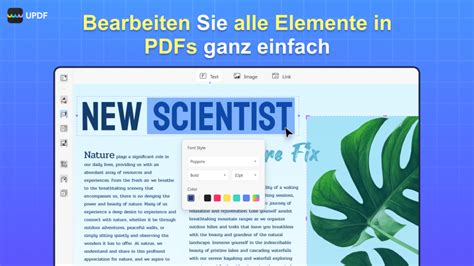 UPDF PDF Bearbeiten Der beste PDF Editor für Dateibearbeitung