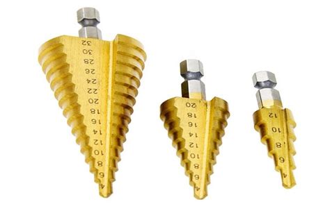 HSS High Speed Steel Titanium Coated Step Drill High Speed Steel