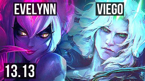 EVELYNN Vs VIEGO JNG 12 0 3 Rank 6 Eve Legendary 400 Games KR