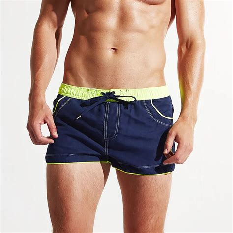 Mens Swimwear Lining Swim Beach Board Shorts Swim Trunks Man Swimsuits