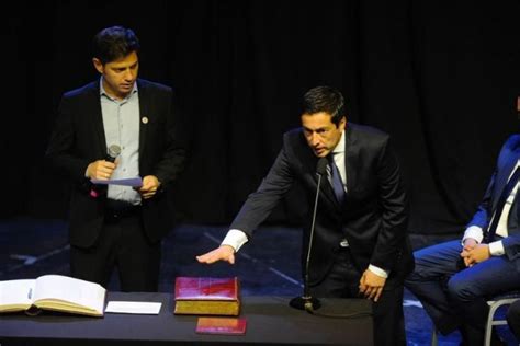 Kicillof le tomó juramento a los nuevos ministros y los invitó a formar