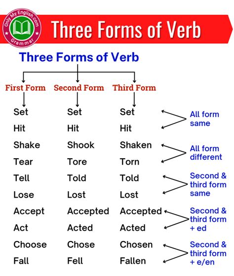 Three Forms Of Verb