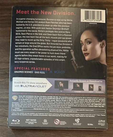 Nikita The Complete Third Season Blu Ray Disc 2013 4 Disc Set