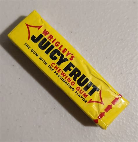 Vintage 1950s Wrigley S Juicy Fruit Chewing Gum Original Sealed NOS