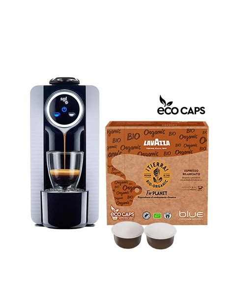 Cafetera SGL Smarty Lavazza Blue 100 cápsulas de café