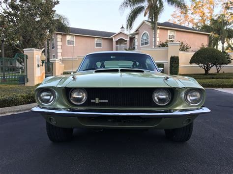 1967 Ford Mustang Shelby Gt500 Green Automatic Green 1967 Ford Mustang Shelby Gt500 Classic