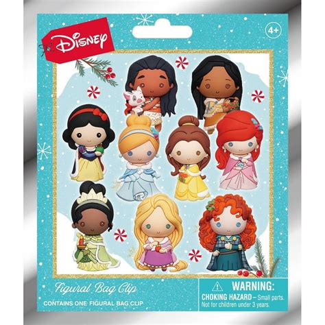 Disney Princess 3d Christmas Bag Clip Blind Bag Cinderella Belle