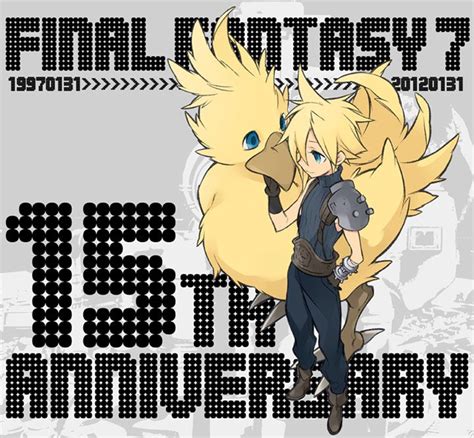 Cloud Strife And Chocobo Final Fantasy And 1 More Drawn By Kiki Lala