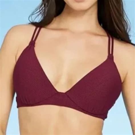 Shade Shore Swim Shade And Shore Bikini Top D Padded Push Up