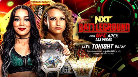 Original Finish For Wwe Nxt Battleground Womens Title Match Update On