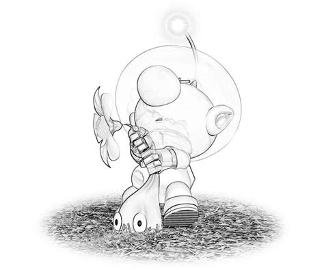 Pikmin Coloring Pages At Free Printable Colorings