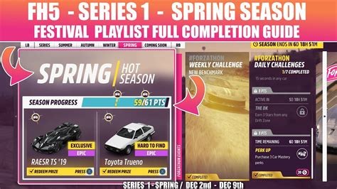 FORZA HORIZON 5 SPRING FESTIVAL PLAYLIST HOW TO COMPLETE FH5 SERIES 1