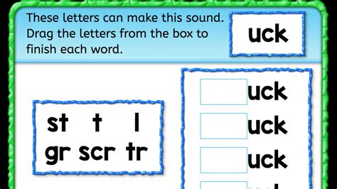 UCK Ending Sounds | Anywhere Teacher