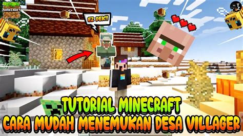 CARA MUDAH MENEMUKAN DESA VILLAGER DENGAN SUPER CEPAT DI MINECRAFT