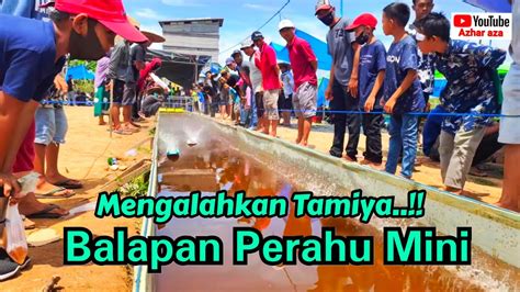 Race Perahu Ketinting Mini Di Kota Bangun Youtube