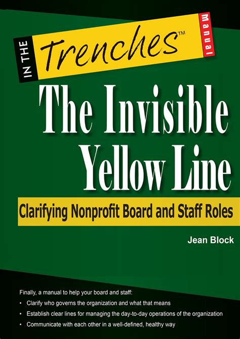 Joey - The Invisible Yellow Line Clarifying Nonprofit Board and Staff