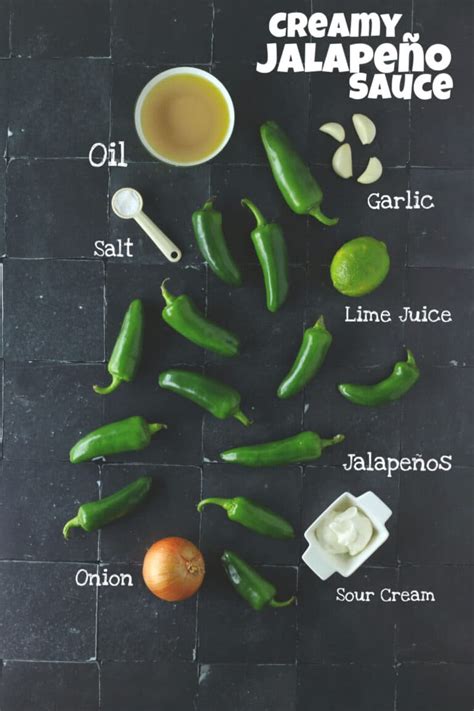 Creamy Jalapeño Sauce Mild Taco Sauce Recipe