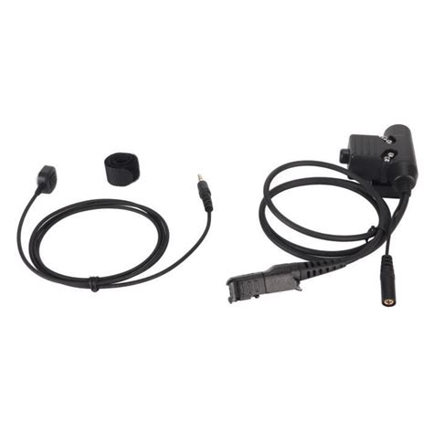 Yosoo Adaptateur De Casque Ptt Adaptateur Ptt Clip Arri Re Adaptateur