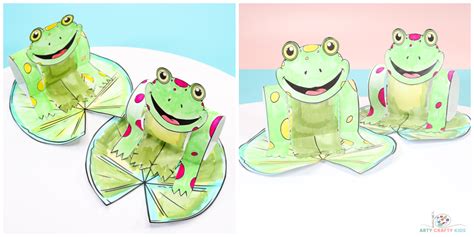 3D Printable Frog Craft - Arty Crafty Kids