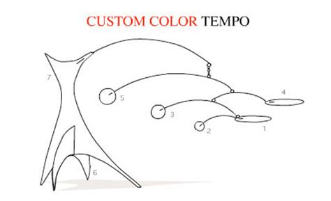 modern  art stabile sculpture mobile table top kinetic decor etsy