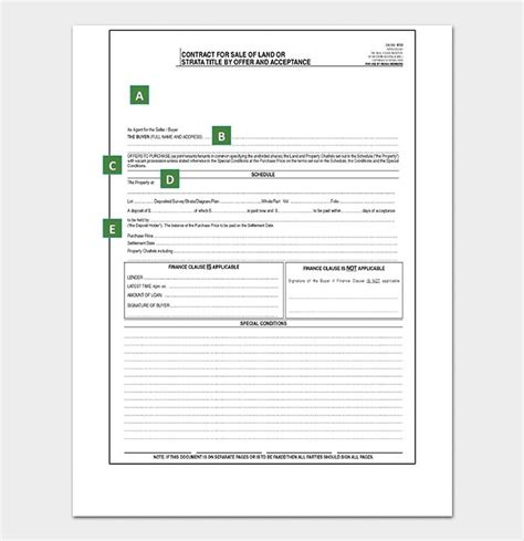 10 Real Estate Offer Forms Free Printable Forms In 2024 Offer And