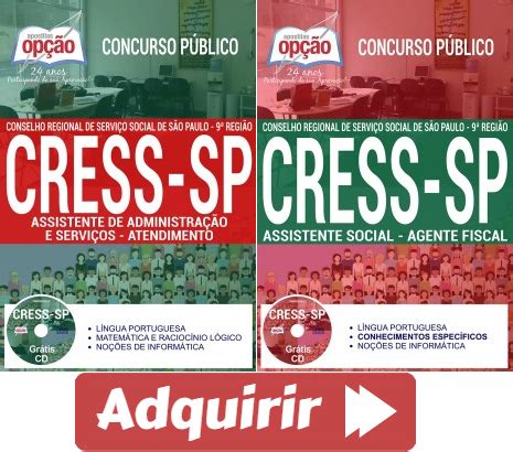 Apostilas Concurso CRESS 9ª Região SP 2017 2018 Assistente de