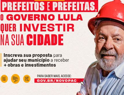 Novo Programa De Acelera O Do Crescimento Pac Governo Federal