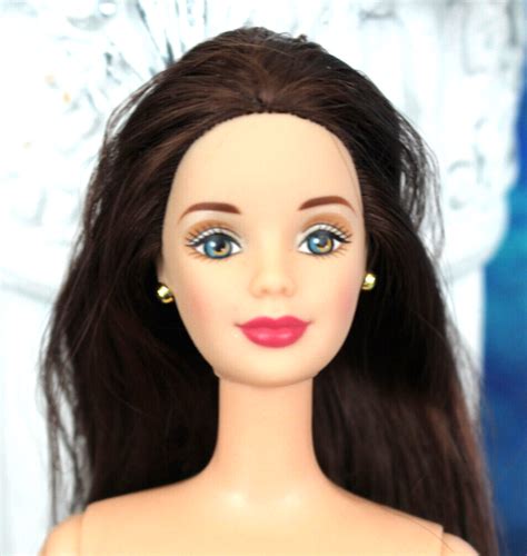 Nude Brunette Mackie Barbie Straight Chestnut Brown Hair Hazel Eyes