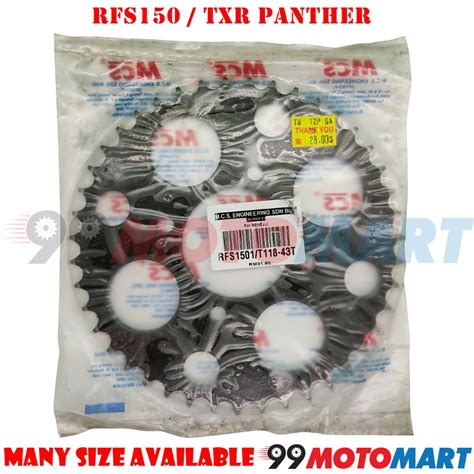 Mcs Sprocket Rfs T T Benelli Rfs I Rfs Txr Panther