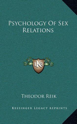 『psychology Of Sex Relations』｜感想・レビュー 読書メーター