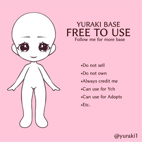 FREE CHIBI BASE by Yuraki1 on DeviantArt