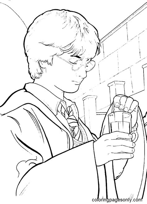 Draco Malfoy Coloring Pages