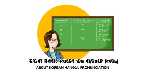 8 Basic Rules You Should Know About Korean Hangul Pronunciation