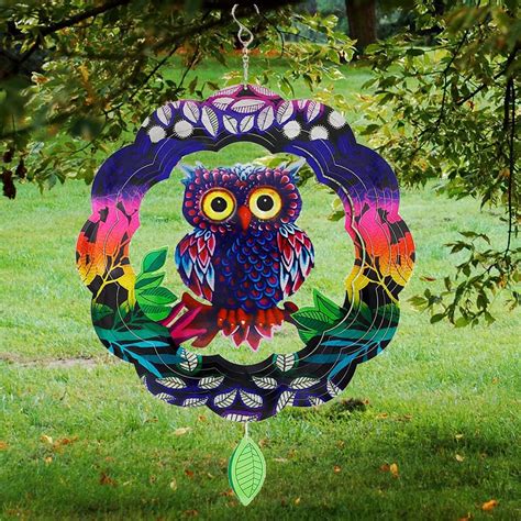 Hanging Wind Spinner 12 3d Spinners For Yard And Garden