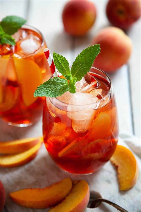 Peach Iced Tea With Frozen Peaches at Amanda Moretz blog