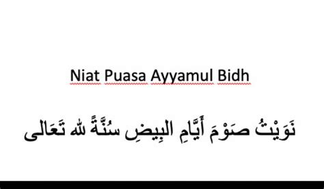 Niat Puasa Ayyamul Bidh Dilakukan Tengah Bulan Ajaran Nabi Muhammad Lengkap Beserta Keutamaannya