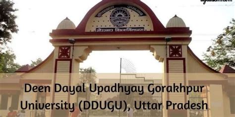 Deen Dayal Upadhyay Gorakhpur University (DDUGU), Gorakhpur Admission ...