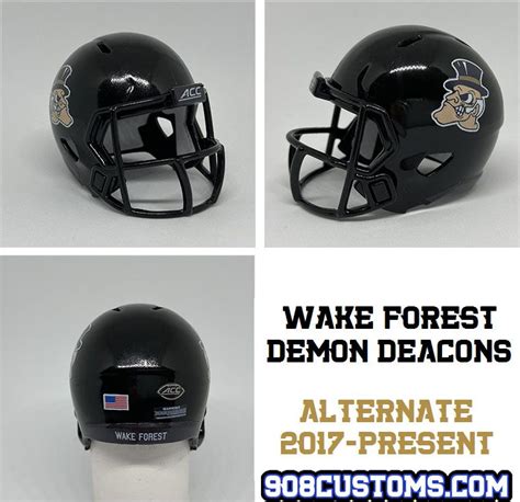 Wake Forest Demon Deacons Pocket Pro Helmet Alternate 2017 Wake