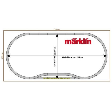 Märklin 24900 05 H0 C Gleis Set 5 28 teilig grosses Gleis Oval Radius