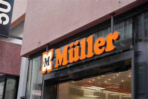 Logo Mueller Drogerie Fotos Imago