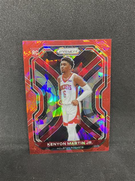 Panini Prizm Kenyon Martin Jr Red Ice Rookie Card Rc Sp Houston