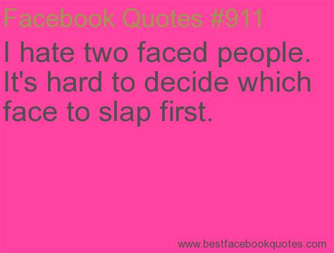 Funny Two Faced Quotes Quotesgram