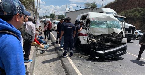 Choque Deja 10 Pasajeros Heridos En Insurgentes Norte